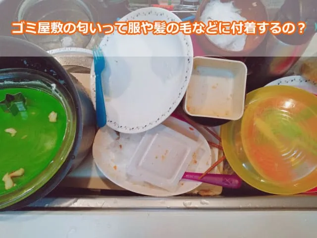 ゴミ屋敷の匂いって服や髪の毛などに付着するの？