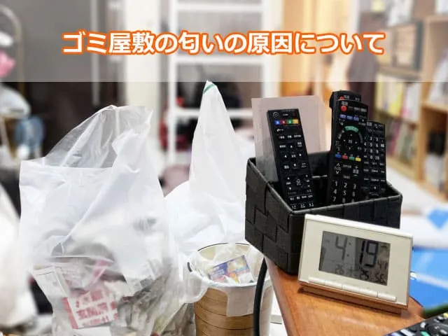 ゴミ屋敷の匂いの原因について