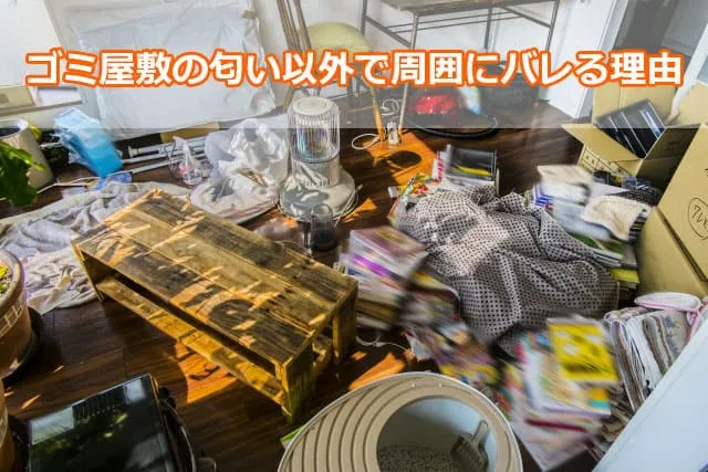 ゴミ屋敷の匂い以外で周囲にバレる理由