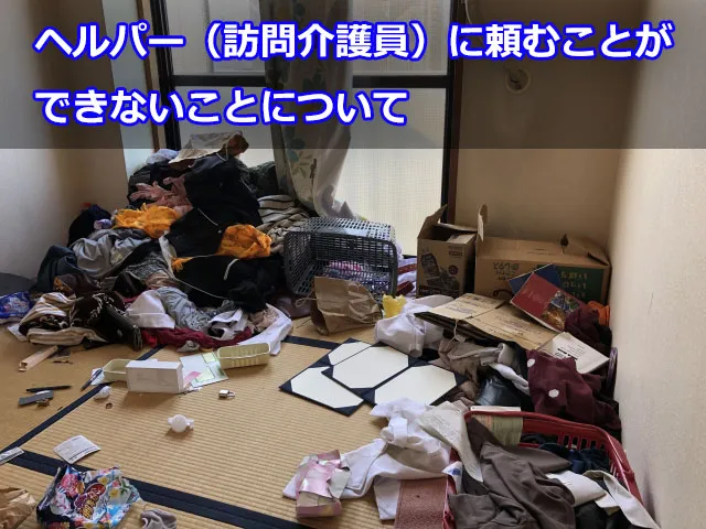ヘルパー（訪問介護員）に頼むことができないことについて