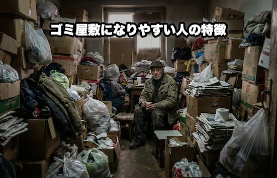 ゴミ屋敷になりやすい人の特徴